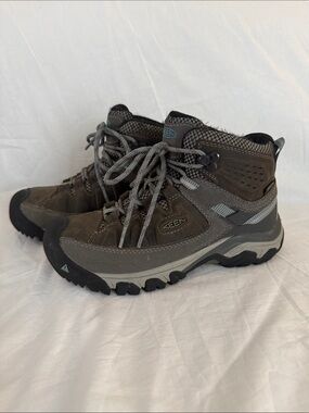 Keen Brown Gray Women's Hiking Boots - Mid-Cut Trail Shoes
